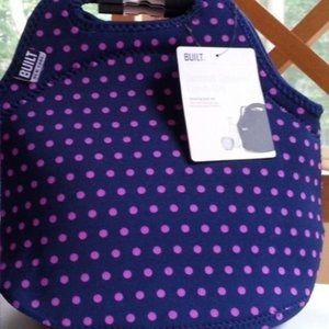 Built NY Gourmet Getaway Lunch Tote in Dot Navy